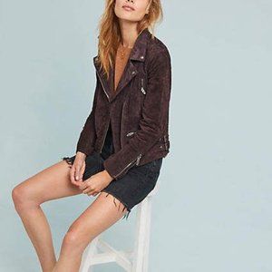 ANTHROPOLOGIE SUEDE MOTO JACKET by BLANK NYC